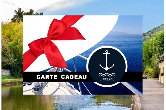 Permis côtier + fluvial Nice - Carte cadeau à imprimer